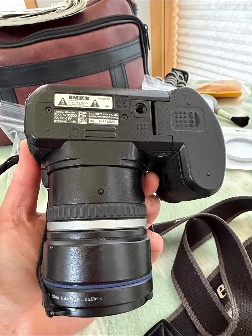 Fujifilm FinePix S5000 Black digital camera Extra Lenses Accessories Camera Bag